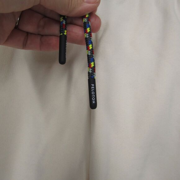 Peloton Women’s Size Large Unwind French Terry Cloth Women's Shorts Cream NWT - Picture 7 of 13